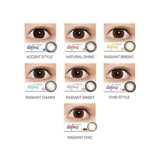 1-Day Acuvue Define (30 Pack) - 7 Classic Colors