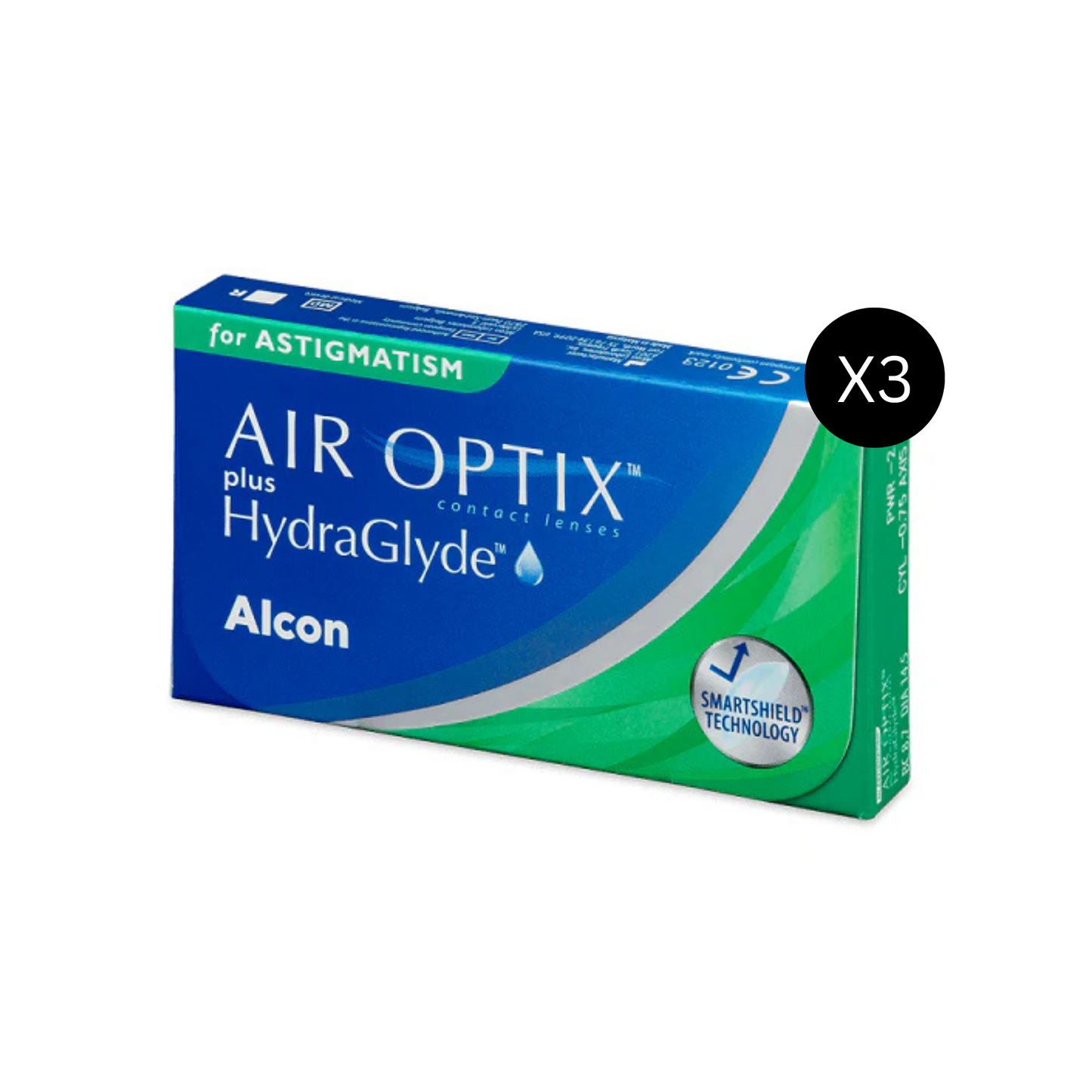 Air Optix Plus HydraGlyde for Astigmatism (3 Pack) Monthly