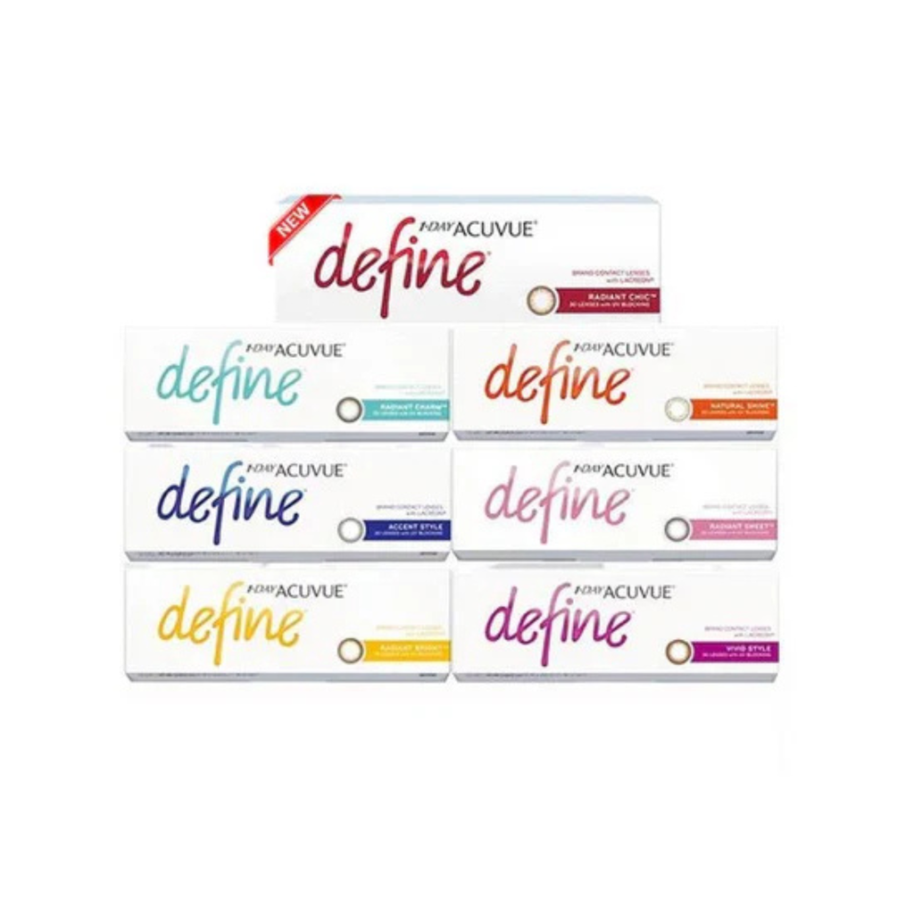 1-Day Acuvue Define (30 Pack) - 7 Classic Colors