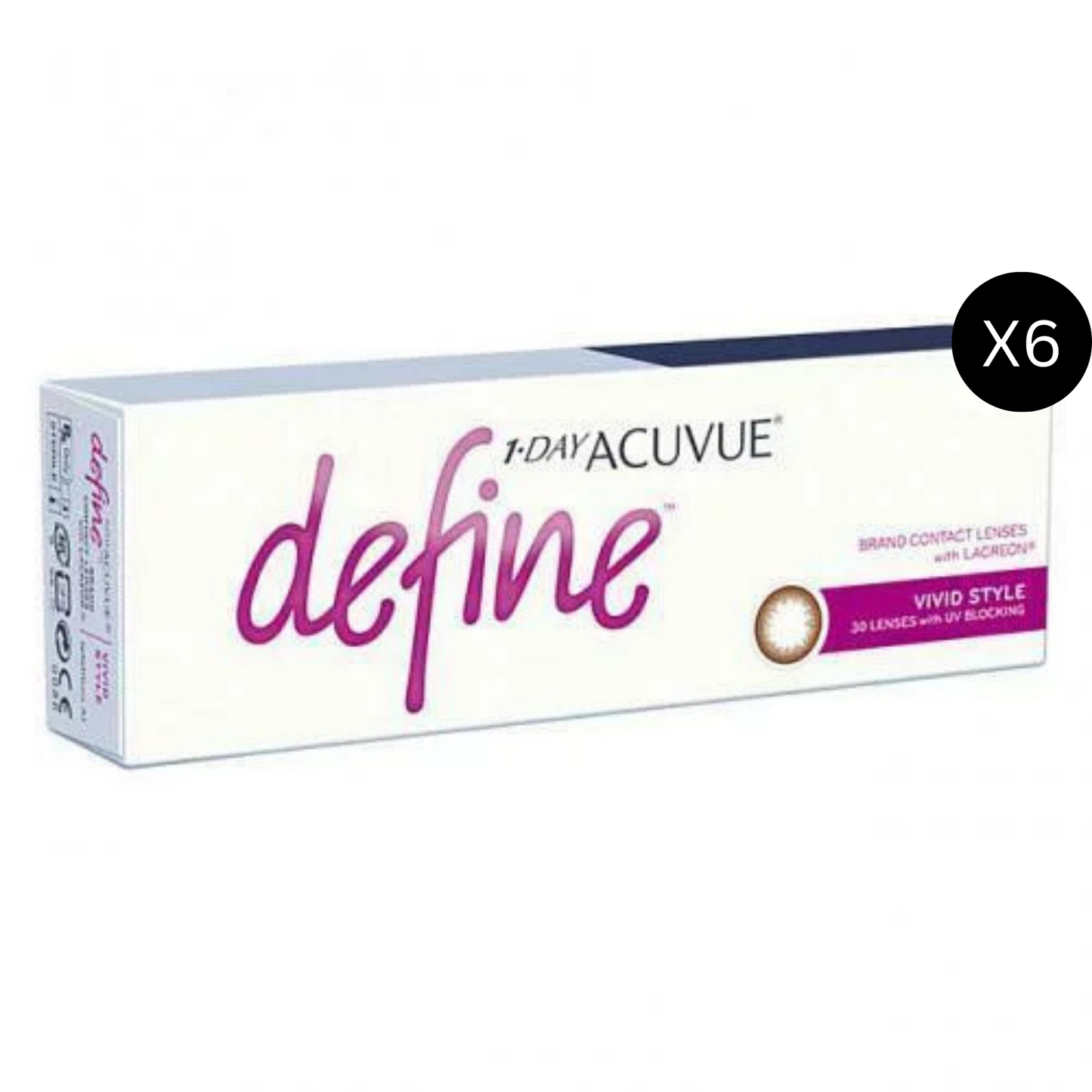 1-Day Acuvue Define (30 Pack) - 7 Classic Colors