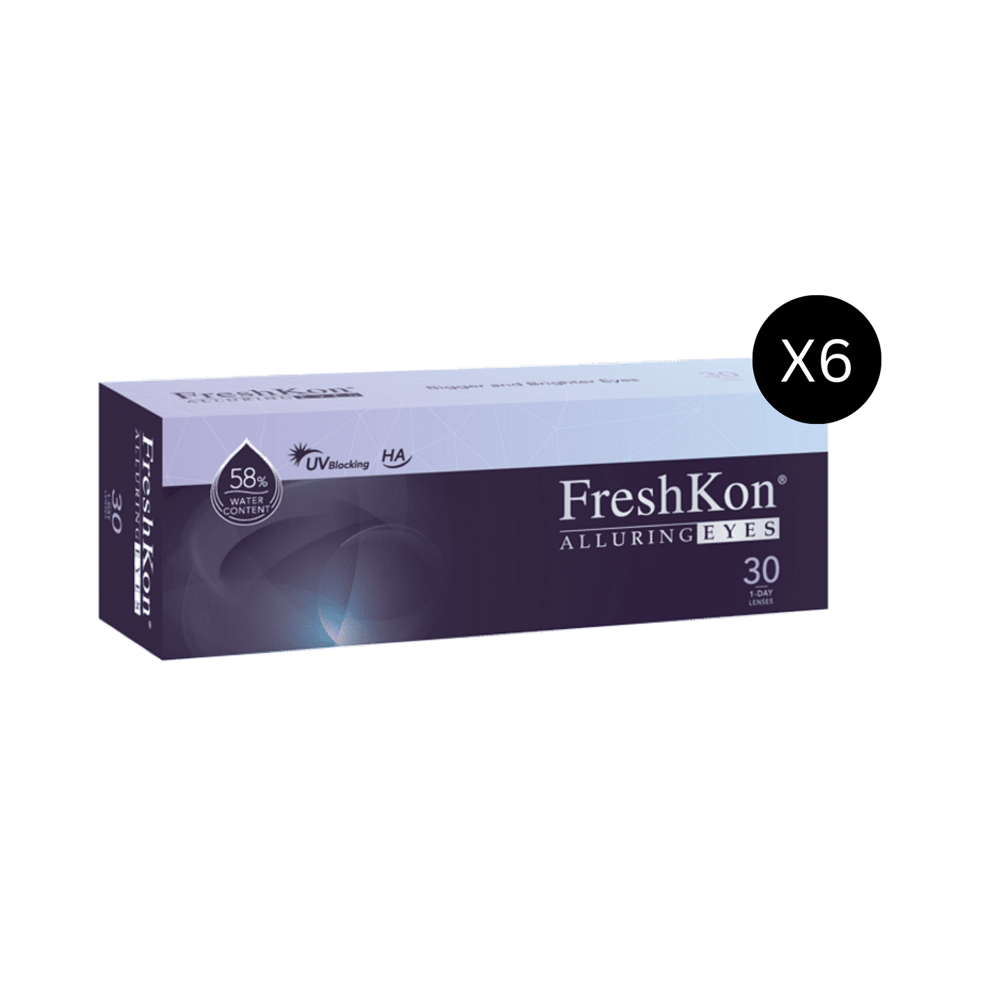 FreshKon Alluring Eyes 1-Day (30 Pack) - Daily Colored Lenses