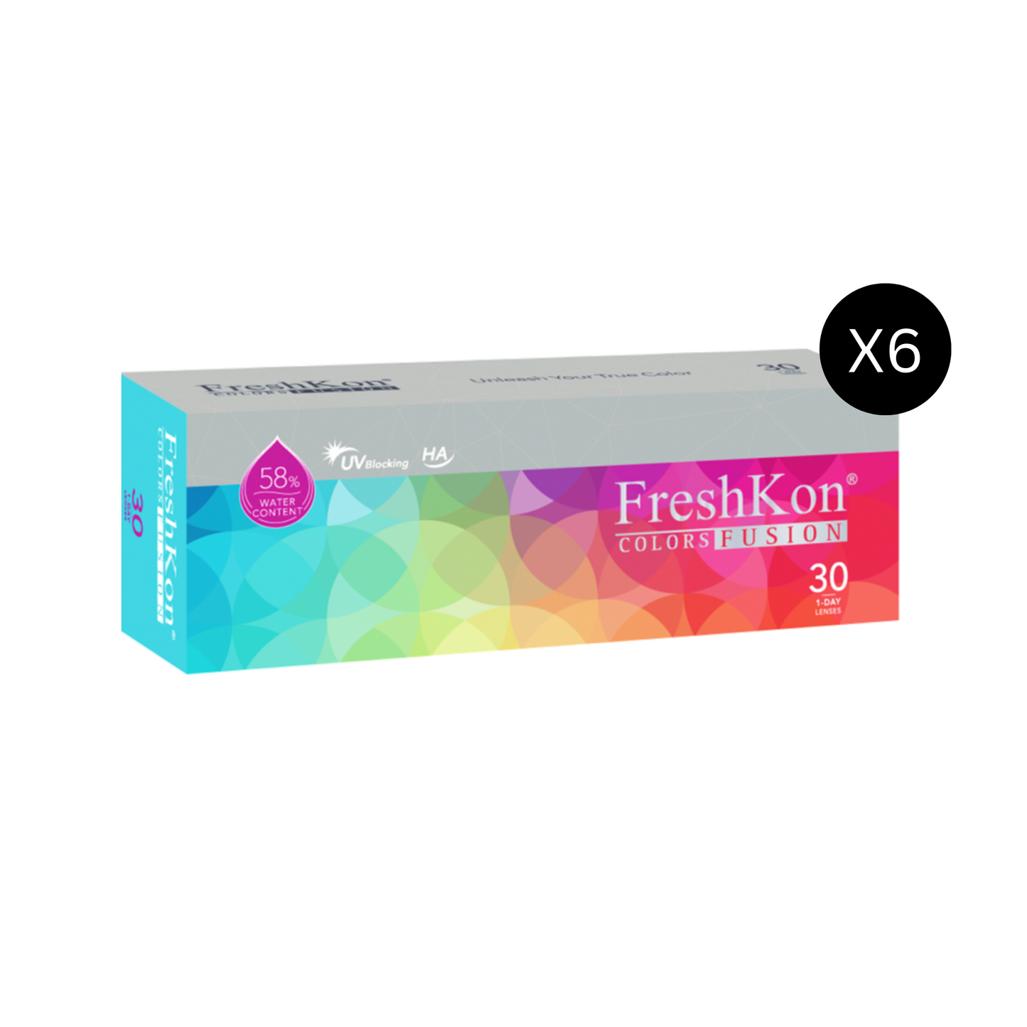 FreshKon Colors Fusion 1-Day (30 Pack) - Daily Colored Lenses