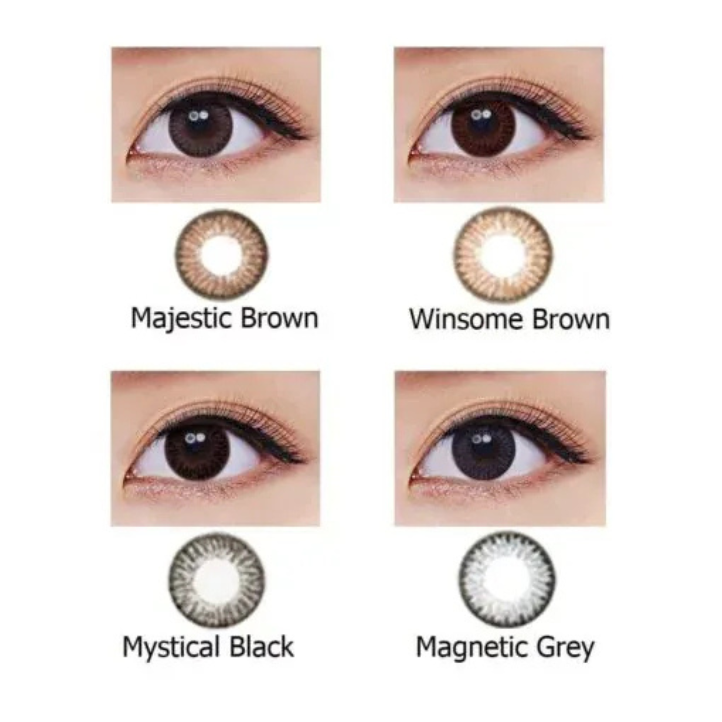 FreshKon Alluring Eyes (2 Pack) - Monthly Colored Lenses