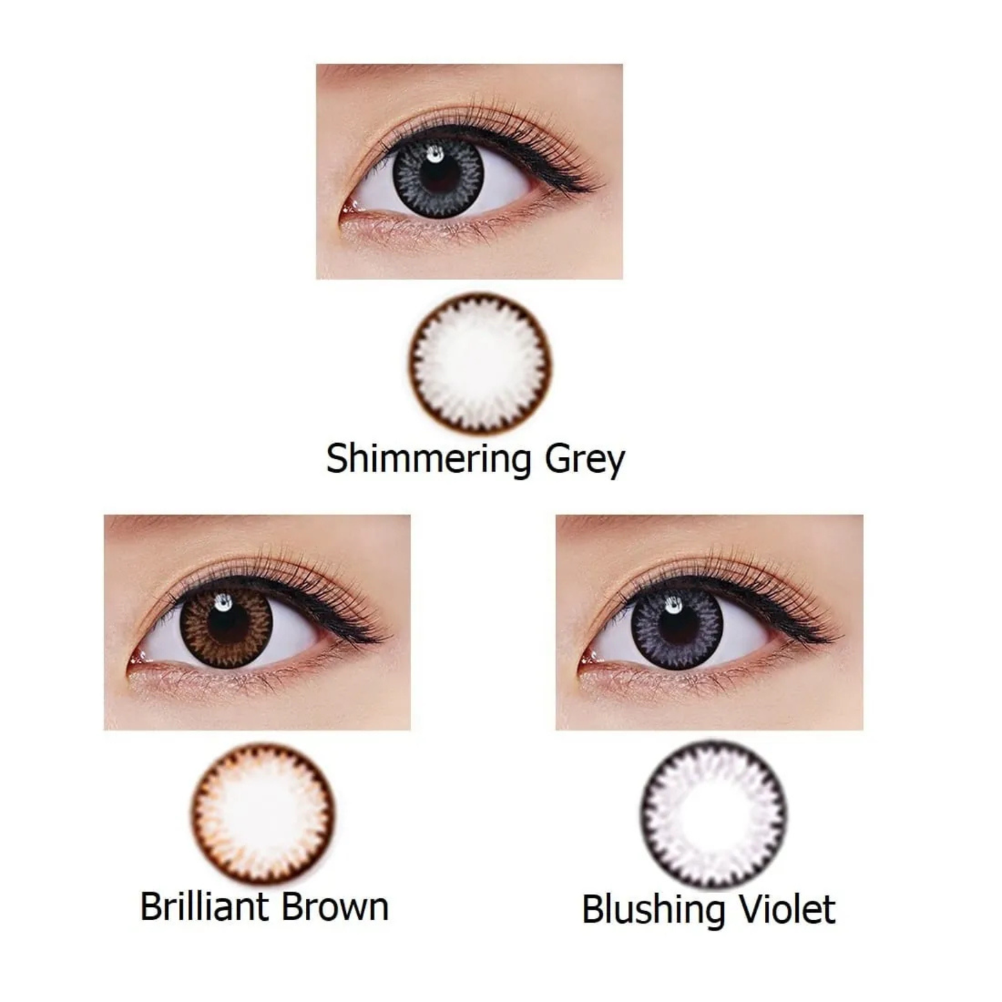 FreshKon Colors Fusion 1-Day (30 Pack) - Daily Colored Lenses