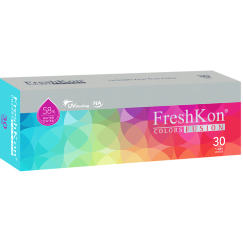 FreshKon Colors Fusion 1-Day (30 Pack) - Daily Colored Lenses