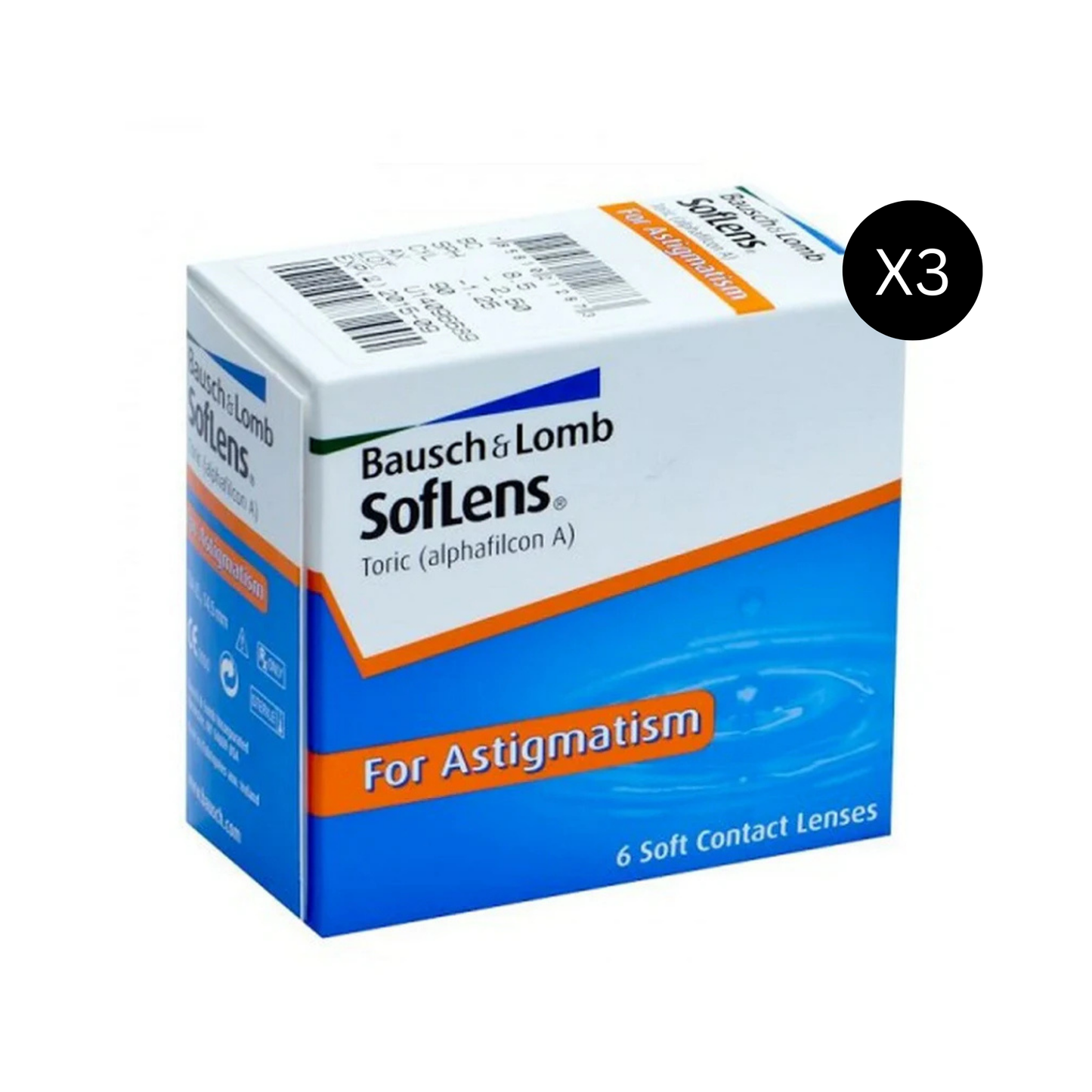 Bi-Weekly SofLens 66 Toric for Astigmatism (6 Pack)