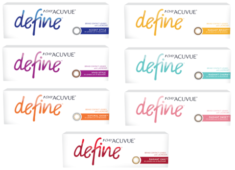 1-Day Acuvue Define (30 Pack) - Daily Colored Lenses